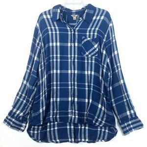 WoolRich Plaid Button Down Long Sleeve Shirt